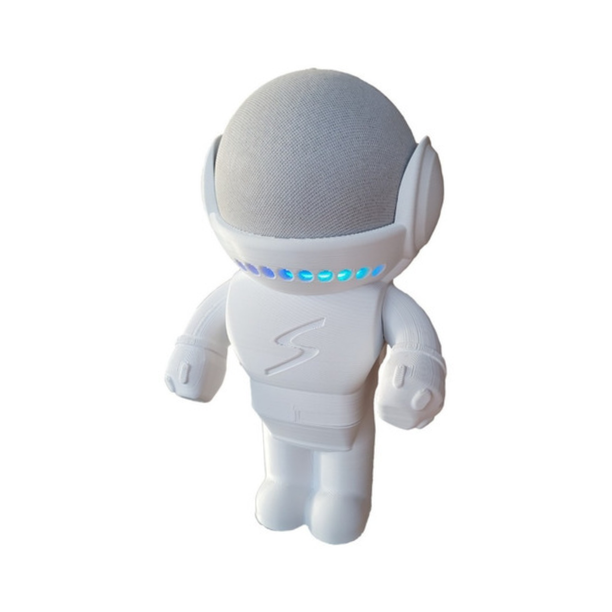 Suporte de Mesa para Echo Dot 5 (Alexa) — Astronauta Herói