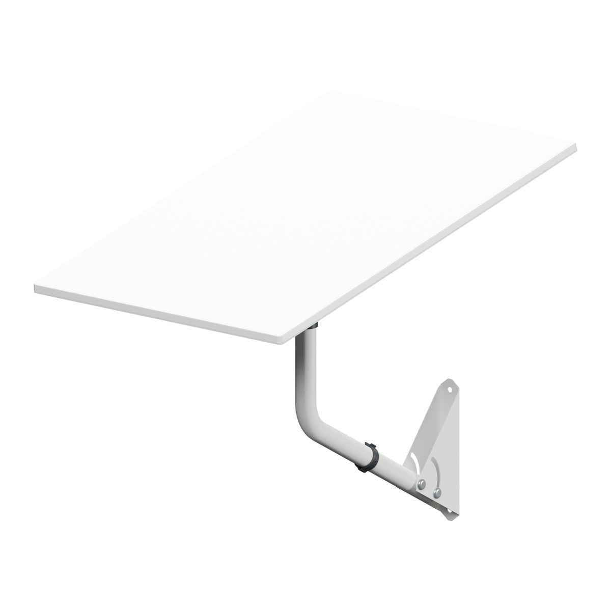 Suporte de Parede Starlink Gen 4 Haste Curta Branco Epóxi com Encaixe — Splin — Branco