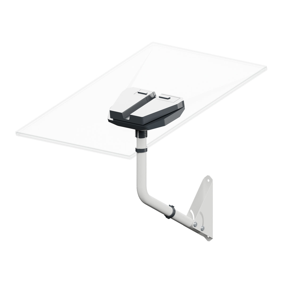 Suporte de Parede Starlink Gen 4 Haste Curta — antena ilustrativa