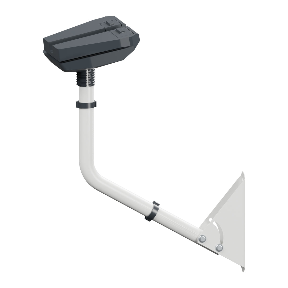 Suporte de Parede Starlink Gen 4 Haste Curta — ângulo lateral