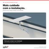 Aplicação: instalação externa na lateral da casa