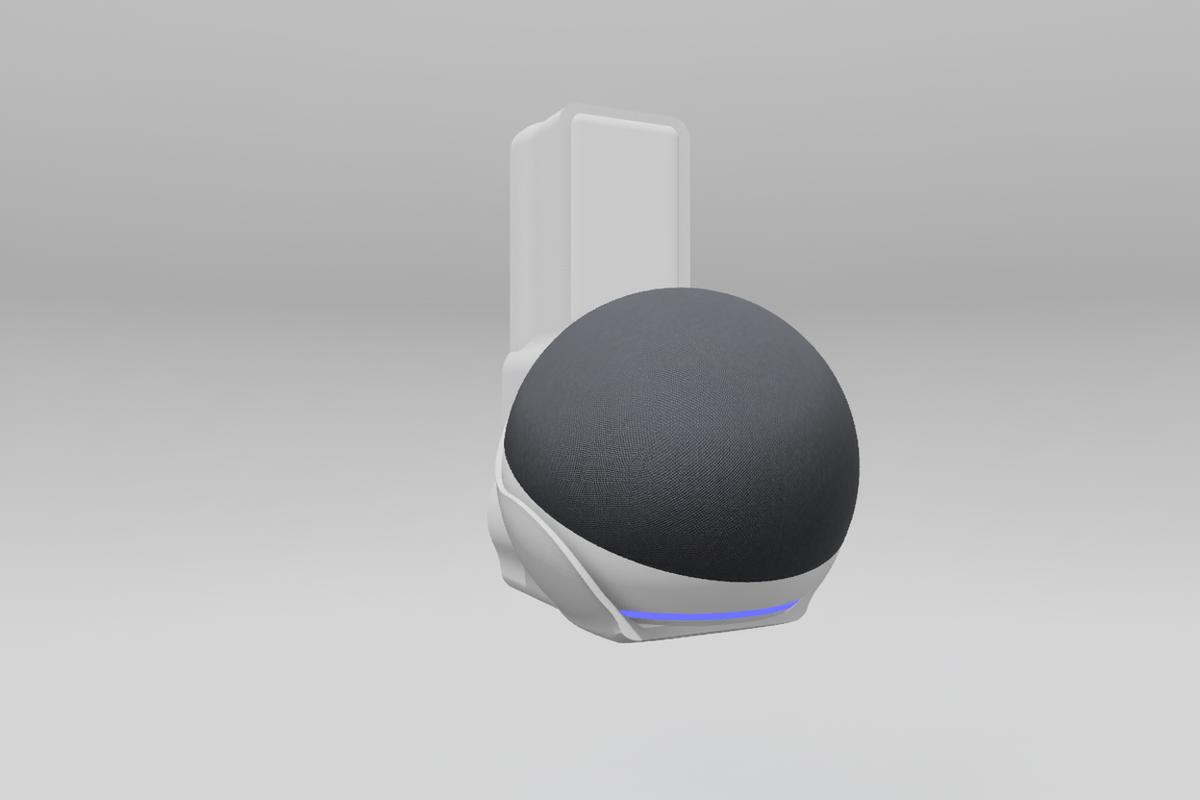Suporte de Tomada para Echo Dot 5 (Alexa) — Compacto V4