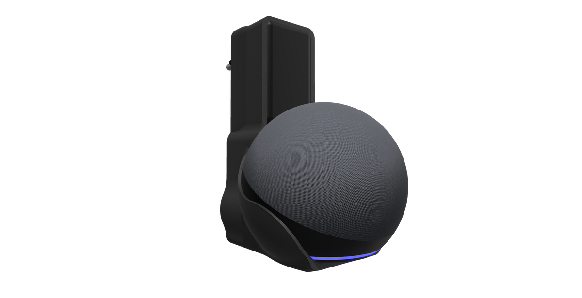Suporte de Tomada para Echo Dot 5 (Alexa) — Compacto V4