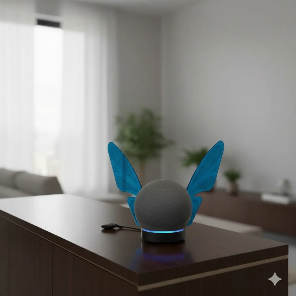 Suporte de Mesa para Echo Dot 5 (Alexa) — Borboleta