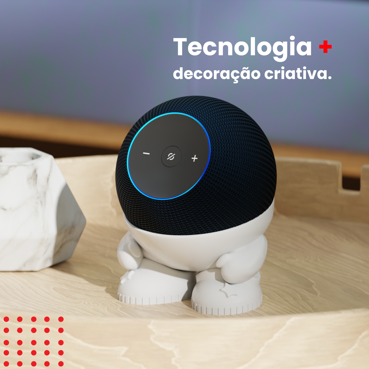 Suporte de Mesa para Echo Dot Max (Alexa) — Joy