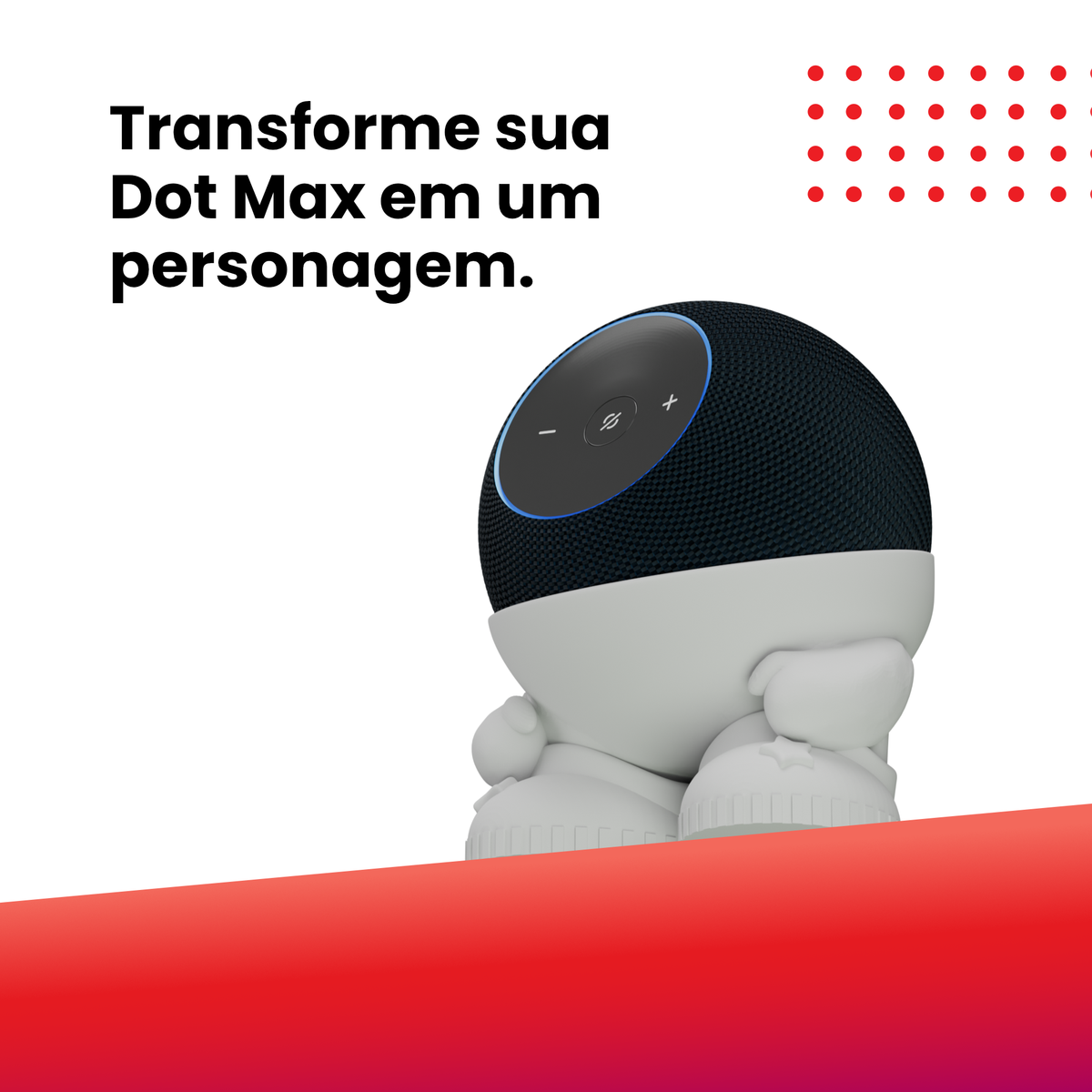 Suporte de Mesa para Echo Dot Max (Alexa) — Joy