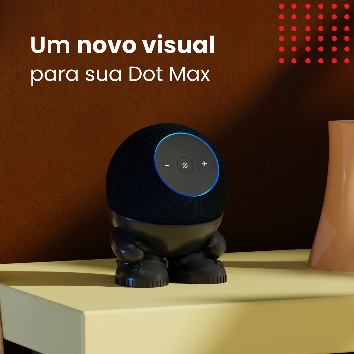 Suporte de Mesa para Echo Dot Max (Alexa) — Joy