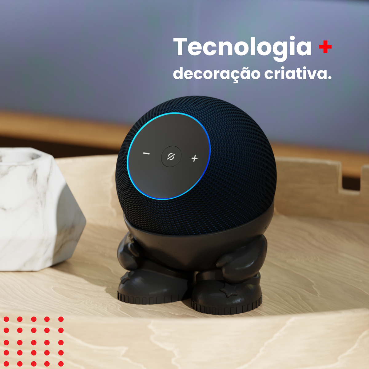 Suporte de Mesa para Echo Dot Max (Alexa) — Joy