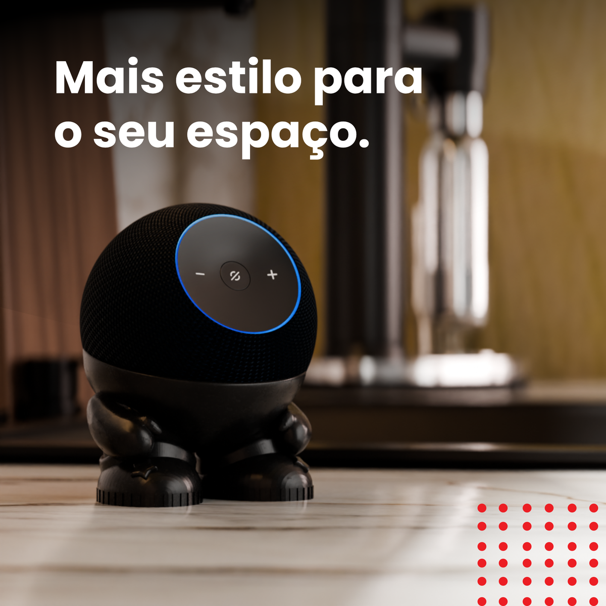 Suporte de Mesa para Echo Dot Max (Alexa) — Joy