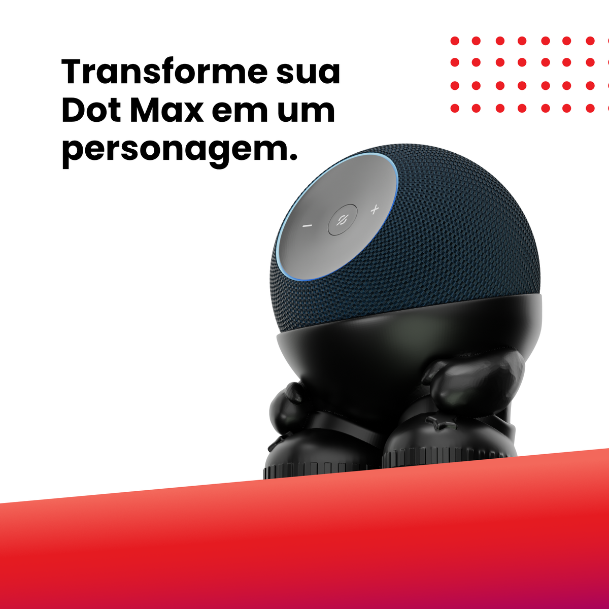 Suporte de Mesa para Echo Dot Max (Alexa) — Joy