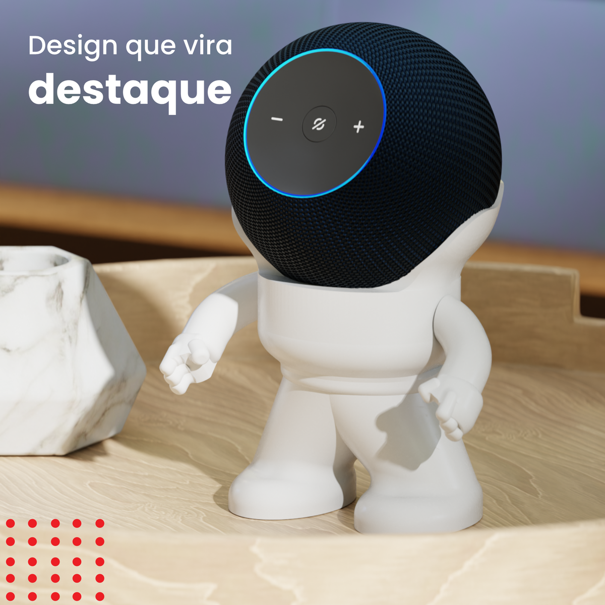 Capa Skin para Echo Dot Max (Alexa) — Bill