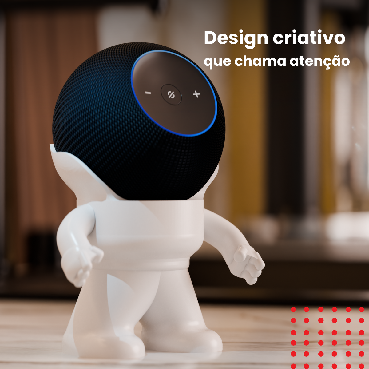 Capa Skin para Echo Dot Max (Alexa) — Bill