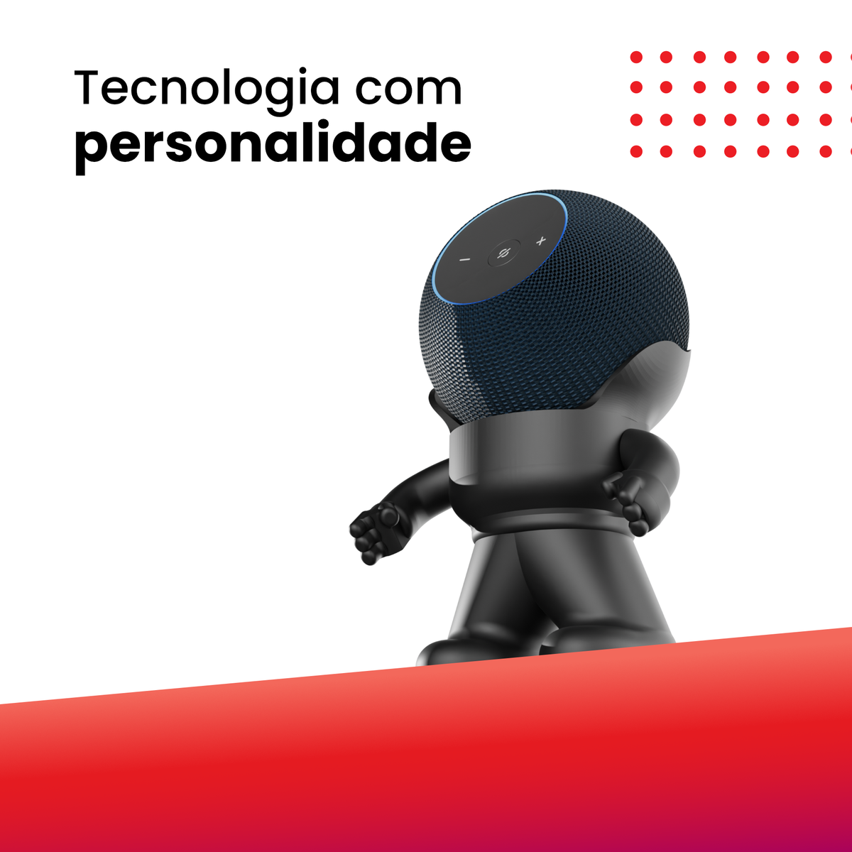 Capa Skin para Echo Dot Max (Alexa) — Bill