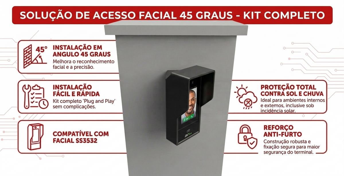 Suporte para Facial Intelbras SS3532