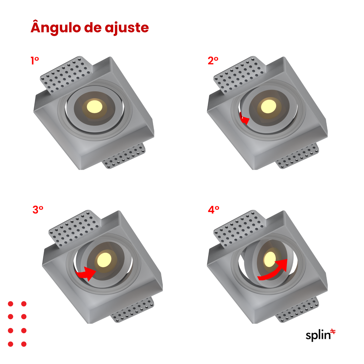 Spot de Embutir No Frame 5W