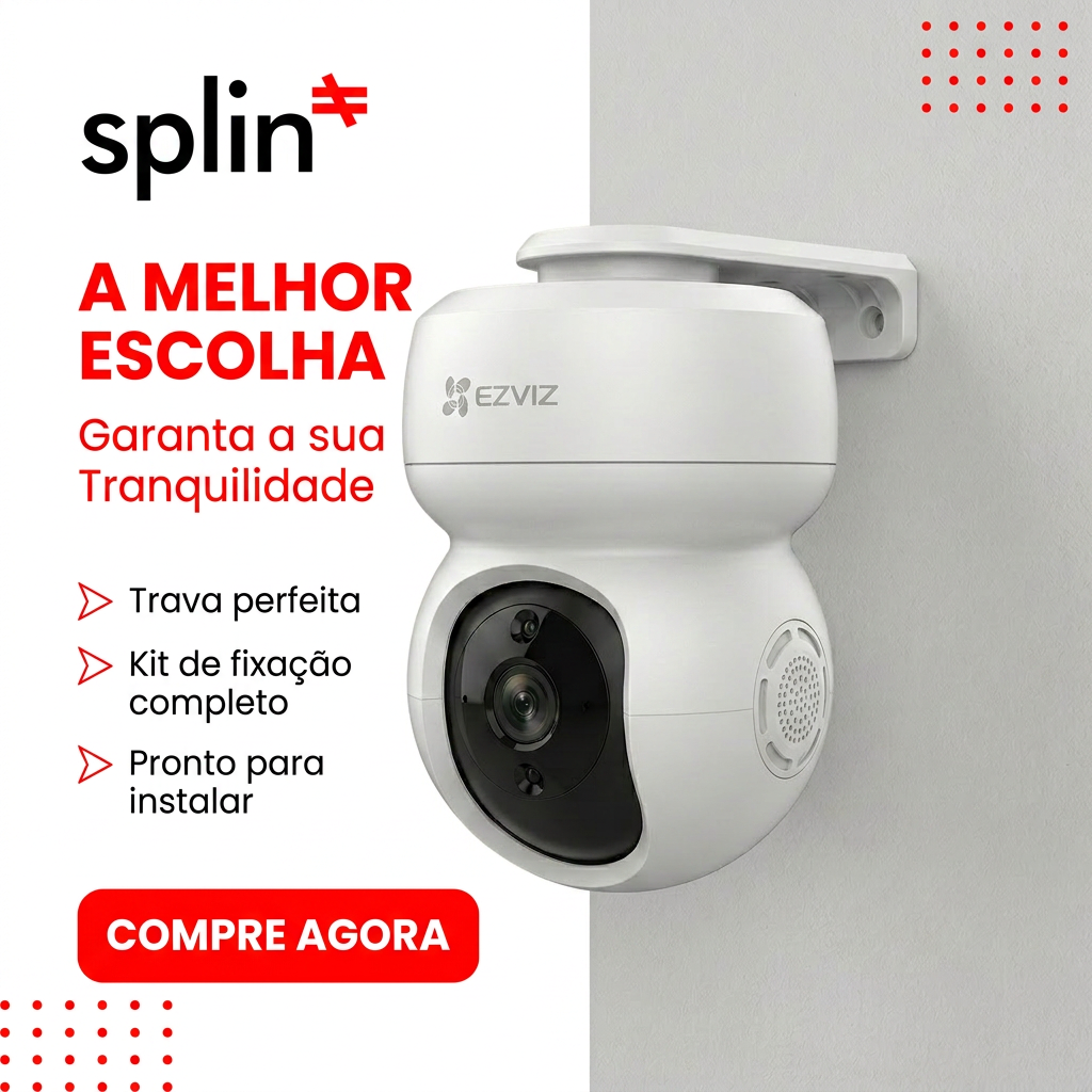 Suporte de Parede e Quina para Câmera Ezviz C6CN, C6N, TY1 e TY2