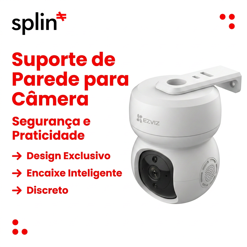 Suporte de Parede e Quina para Câmera Ezviz C6CN, C6N, TY1 e TY2