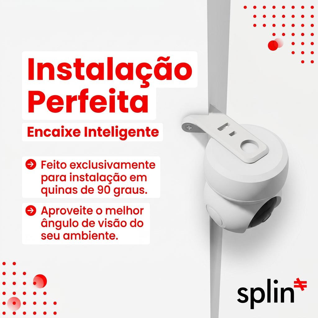 Suporte de Parede e Quina para Câmera Ezviz C6CN, C6N, TY1 e TY2