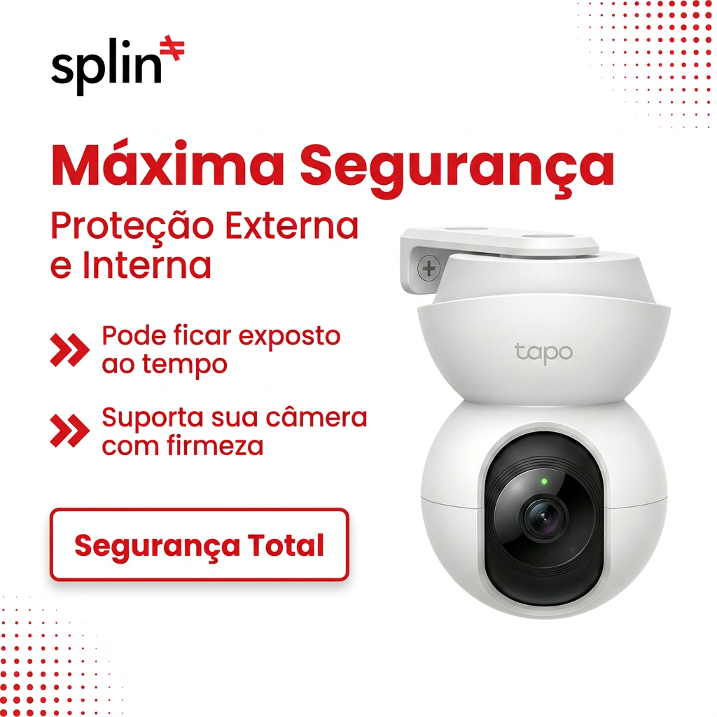 Suporte de Parede e Quina para Câmera TP-Link Tapo C200, C210, C220 e TC70