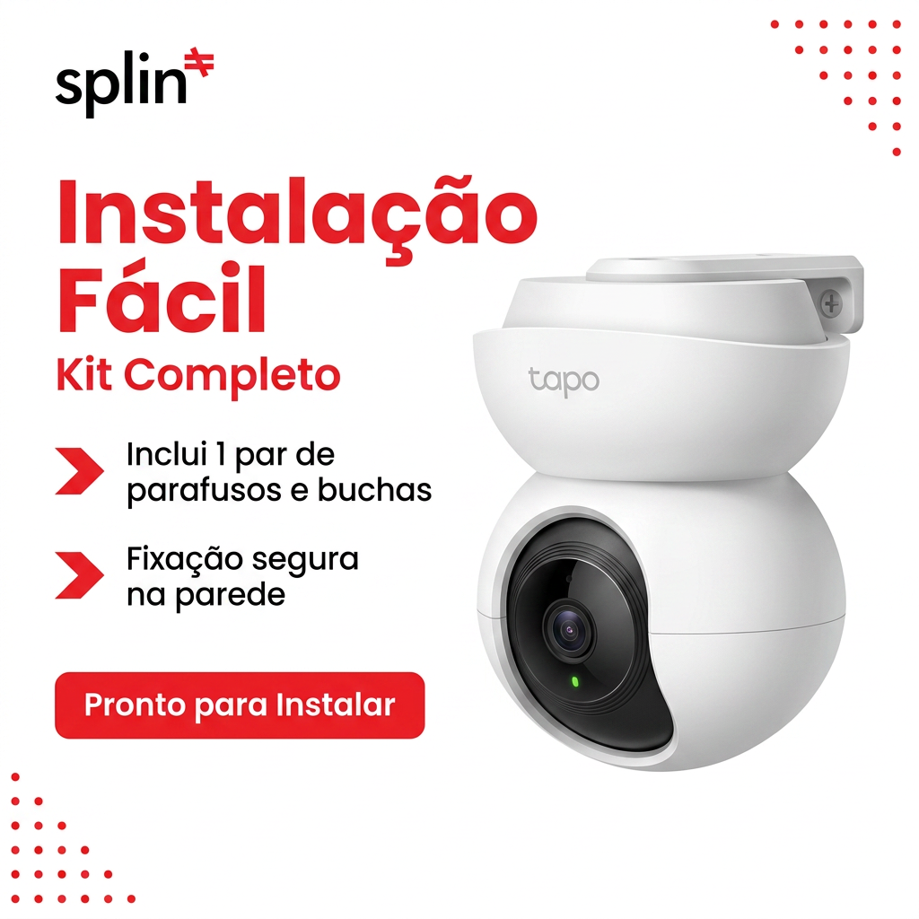 Suporte de Parede e Quina para Câmera TP-Link Tapo C200, C210, C220 e TC70