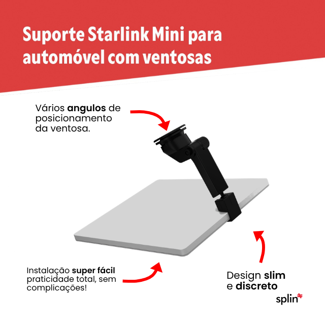Suporte Telescópico para Starlink