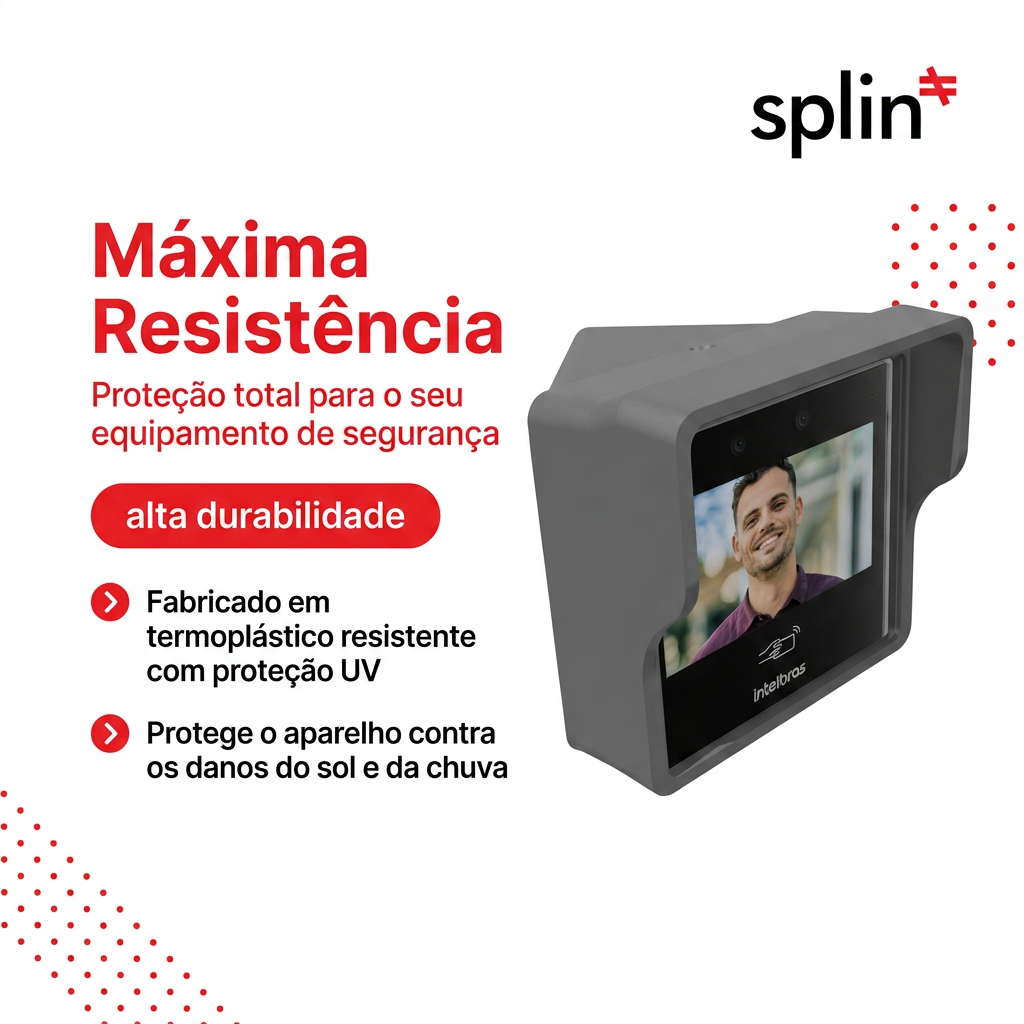 Suporte de parede 45 graus - Intelbras SS1530 - com capa pra sol e chuva - imagem do produto
