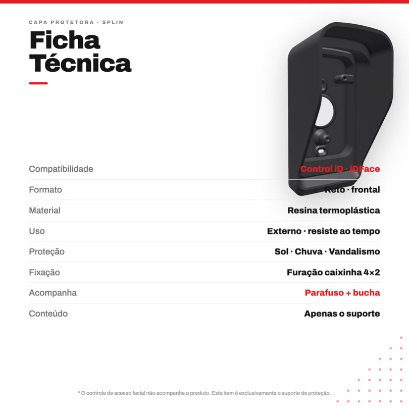 Facial Control ID - Id Face - reto - imagem do produto