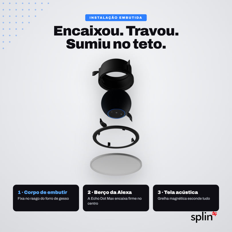 SUporte de teto Pro Light - Dot Max - Redondo - imagem do produto