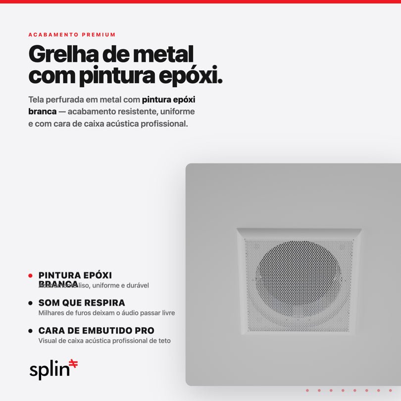 Suporte de teto - Dot Max - Linha Pro - Quadrado