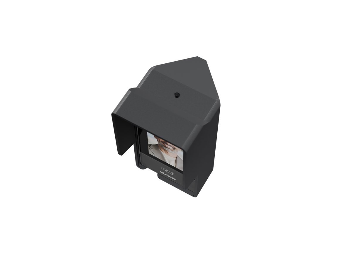 Protetor Facial 45° com Capa para Intelbras MF3531 Lite — vista em perspectiva