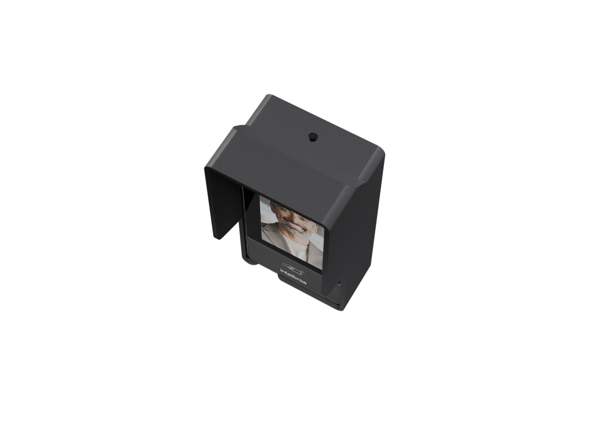 Protetor Facial Reto com Capa para Intelbras MF3531 Lite — vista em perspectiva