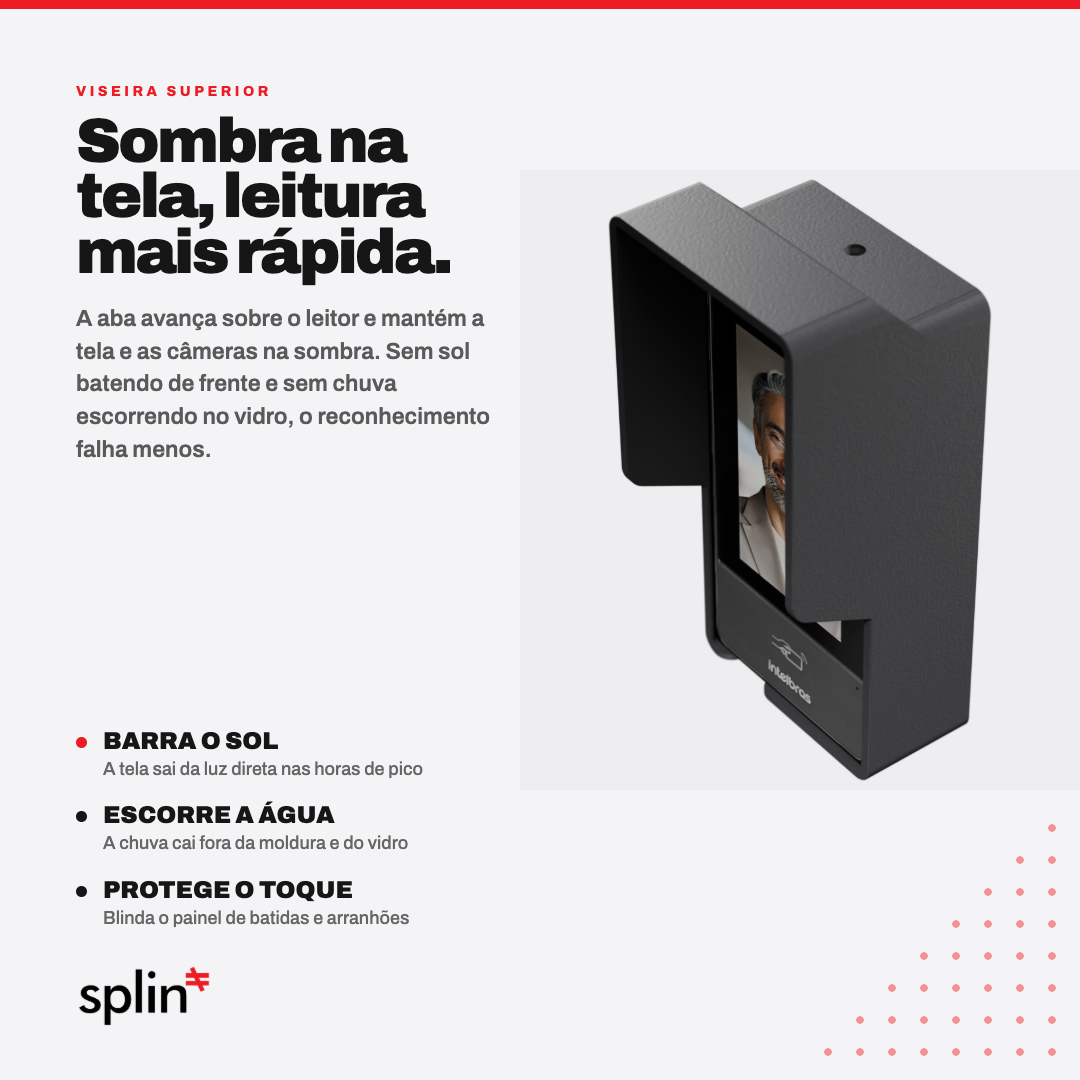 Aba superior faz sombra na tela do MF3531 Lite