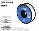 Filamento ABS — cor Branco