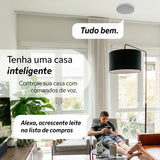 Suporte de teto - Echo Dot 5 / Echo POP - Linha Pro Light - Acabamento redondo - imagem do produto