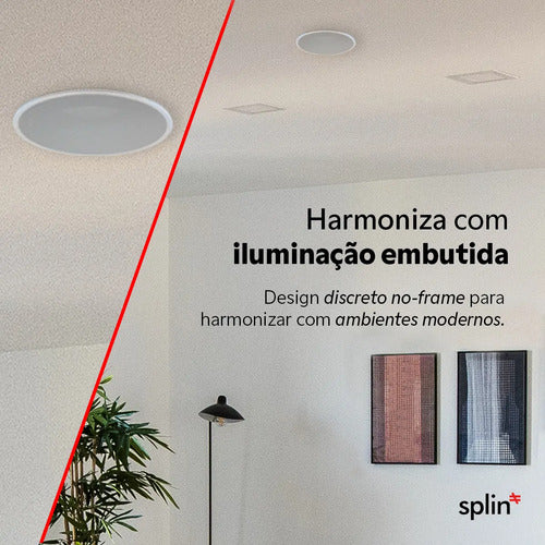 Suporte de teto - Echo Dot 5 / Echo POP - Linha Pro Light - Acabamento redondo - imagem do produto