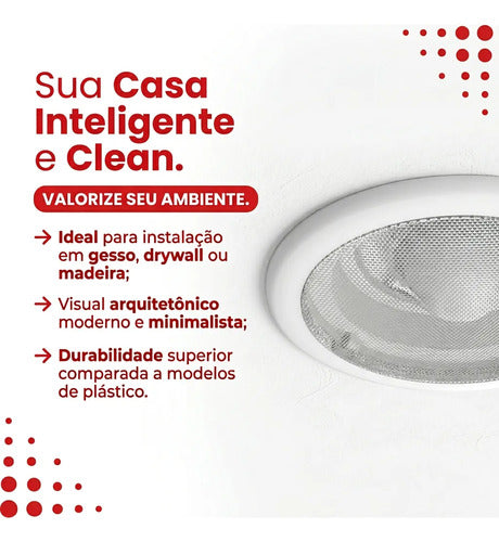 Suporte de Teto - Echo Dot 5 e Homepod Mini - Linha PRO - Acabamento redondo - imagem do produto