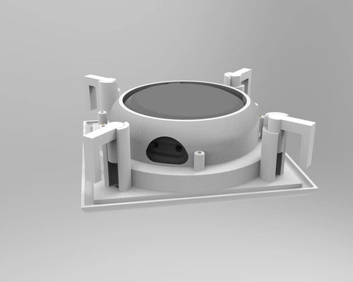 Suporte de Teto - Echo Dot 3 - Linha PRO - Acabamento quadrado - imagem do produto