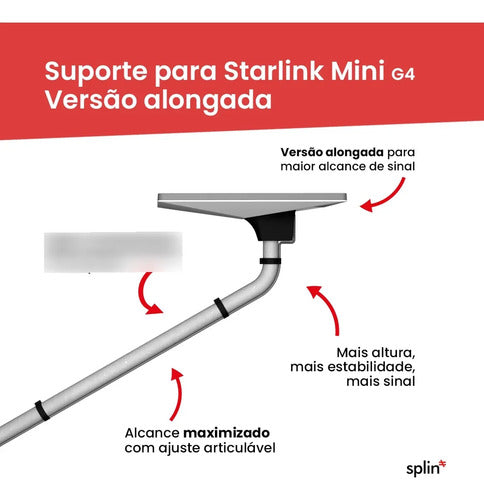 Suporte de Starlink - 56 cm - imagem do produto