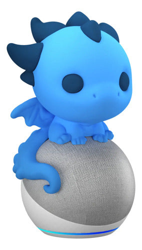 Suporte de Mesa para Echo Dot 5 (Alexa) — Dragão