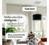 Suporte de teto - Echo Dot 5 / Echo POP - Linha Pro Light - Acabamento quadrado - imagem do produto