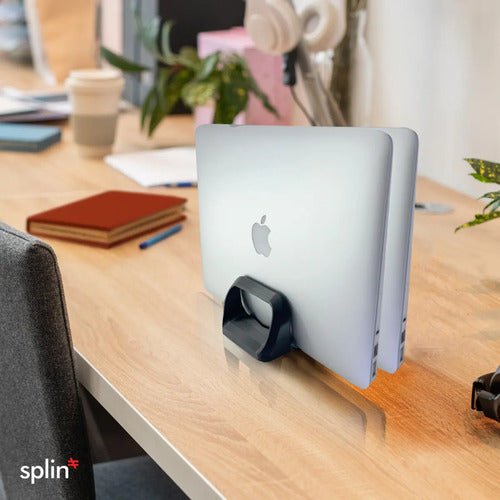 Suporte Vertical de Mesa para 2 Notebooks — Arcus Duo