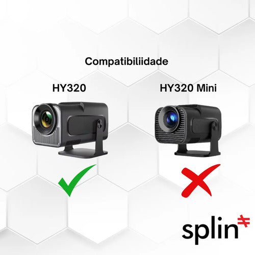 Protetor de lente e suporte de controle - Projetor HY320 - imagem do produto