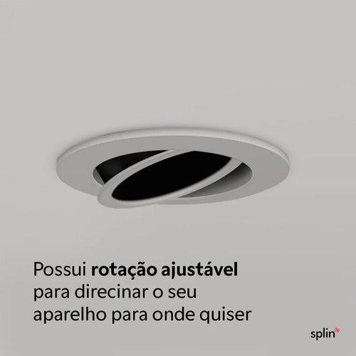 Suporte de teto - Controle IR Nova Digital Tuya - Acabamento redondo - imagem do produto