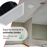 Suporte de teto - Echo Dot 5 / Echo POP - Linha Pro Light - Acabamento quadrado - imagem do produto