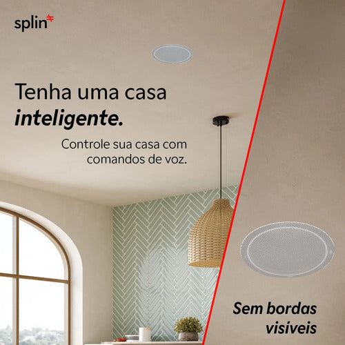 Suporte de teto - Echo Dot 5 / Echo POP - Linha Pro Light - No Frame - imagem do produto
