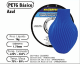 Filamento PETG — cor Azul