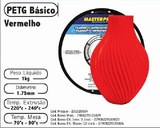 Filamento PETG — cor Vermelho