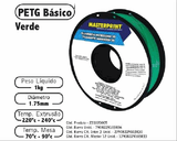 Filamento PETG — cor Verde