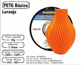Filamento PETG — cor Laranja