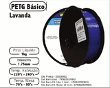 Filamento PETG — cor Lavanda